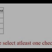CheckAll Checkboxes And At Least One Checkbox Checked Validation In AngularJS
