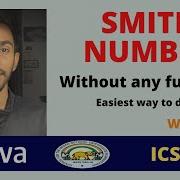 Smith Number In Java Without Function Smith Number Icse Java ICSE Computer Prateik Sharma Icse