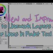 The EASIEST Way To Do Lineart Full Linework Layer Vector Line Tutorial In Paint Tool Sai
