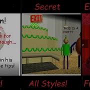 Guide Baldi S Basics Classic Remastered All Secret Endings Tips Route And Post Null Endings