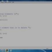 Deletion Of An Element From An Array In C Programming