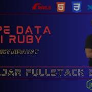 Belajar Ngoding Untuk Pemula 10 TIPE DATA DI RUBY