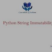 25 Python String Immutability Concept Explained Clearly