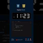 Digital Clock Html Css Javascript