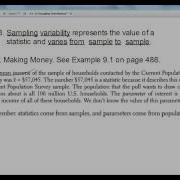 Sampling Distribution Section 9 1 1