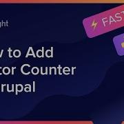 How To Add Visitor Counter Module To Drupal