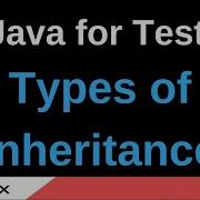 Java для тестировщиков Часть 153 Типы наследования