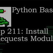 Python Basics Install Requests Module