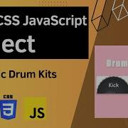 HTML CSS JavaScript Project Drum Kits