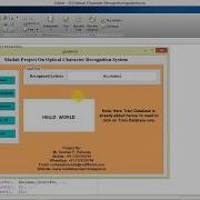 Matlab Code For Character Recognition System Full Project Source Code FINAL YEAR PROJECT
