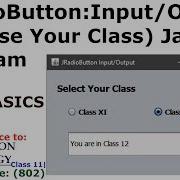 Simple Input Output Program Using JRadioButton Beginners Java GUI Simple Program ARBX CodeX