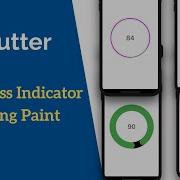 Flutter Circle Progress Indicator Using PAINT