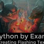 WxPython By Example Creating Flashing Text