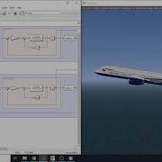 Работа MATLAB Simulink с авиасимулятором FlightGear