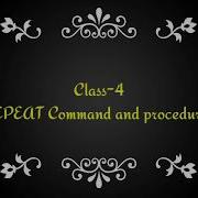 Ch 8 REPEAT Command And Procedures Of Logo Class 4 Computer