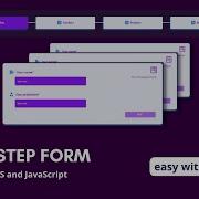 Multi Step Form Using HTML CSS And JavaScript Form With Progress Bar