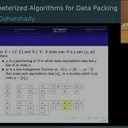 Efficient Parameterized Algorithms For Data Packing