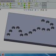 Solidworks Tutorial Pattern Using Curve Sketch Pattern And Table Driven Pattern