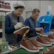 Inside A Korean Shoe Factory Leather Sneaker Production Line