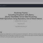 JQuery DataTables Server Side Processing In NET MVC Using Entity Framework Repository Pattern