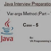 Java Var Args Method Case 5 Part 7