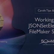 Working With JSONSetElement In FileMaker Scripting