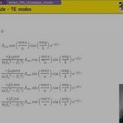 ZEIT3220 Lecture 09c Modes In Rectangular Waveguide