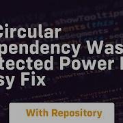 A Circular Dependency Was Detected Power Bi Easy Fix