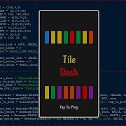 Tile Dash Game Using Pygame