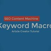 Keyword Macro