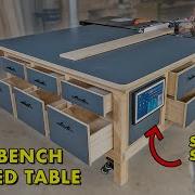 I Built The Ultimate Workbench Outfeed Table It S Smart