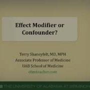 Effect Modification