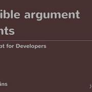 JavaScript For Developers 32 Flexible Argument Counts