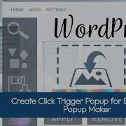Create Click Trigger Popup For Button With Popup Maker