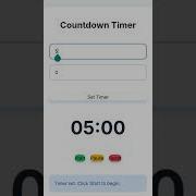 Build Your Own Countdown Timer App With HTML CSS Htmlcssjs Coding Frontendcourse C0dewiyhnoor