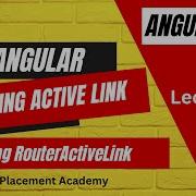 Lecture 19 Styling Active Link Using RouterLinkActive In Angular Leadsoft Surajsir Angular16
