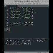 Range Of Indexes In Python Python Pythonprogramming Pythonforbeginners Python3 Pythontutorial