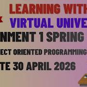 CS304 Object Oriented Programming Assignment 1 Spring 2026 Virtual University Of Pakistan