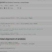 Quantitative Biological Research With Python Lesson 5 TA 2 3 Sequence Alignment Error Handling