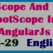 Scope And RootScope In AngularJs English Vlr Training