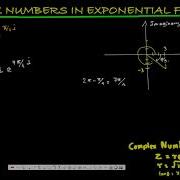 Ex Convert A Complex Number In Cartesian Form To Exponential Form Signals And Systems