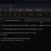 Batch Scripting 101 Variables Comments Beyond