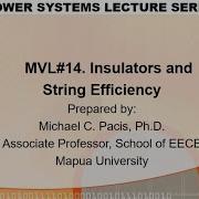MVL 14 Insulators And String Efficiency Comprehensive Discussion TAGLISH