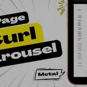 SwiftUI Page Curl Carousel Metal Shaders Xcode 26