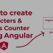 How To Create Characters And Words Counters Using Angular