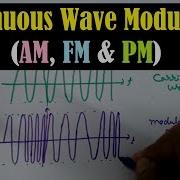 Continuous Wave Modulation Amplitude Modulation Frequency And Phase Modulation AM FM And PM