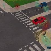 THEA Connect Vehicle Intersection Animated Loop