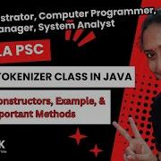 StreamTokenizer Class In Java Kerala PSC Computer Programmer System Analyst System Manager