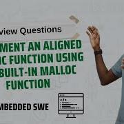 Implement An Aligned Malloc Function Using The Built In Malloc Function