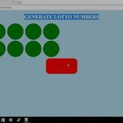 JAVASCRIPT LOTTO NUMBER GENERATOR UNIQUE NUMBERS
